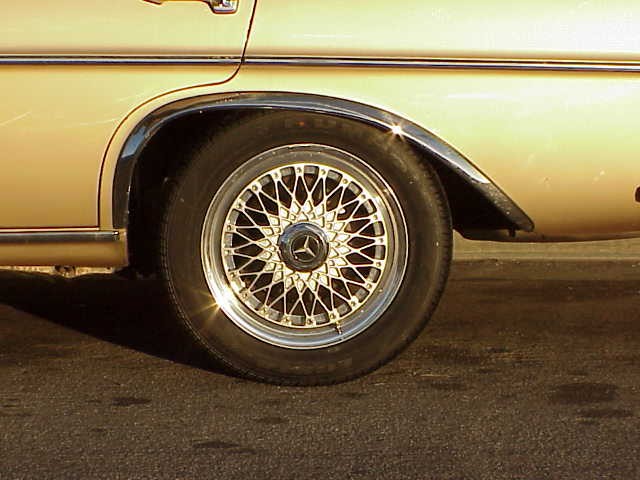 1969 300 SEL 6.3 with 16 
in HRE wheels 215_55-16 tires Rear